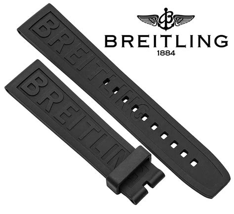 bracelet breitling caoutchouc|breitling watch bands.